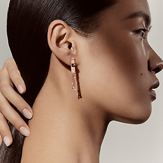 Hermes shop lock earrings